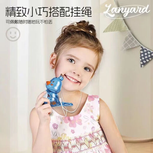 Wasservogel Pfeife transparent Cartoon Kinderbaby Muskelaussprache Aussprache Kreativität kann Wasser hinzufügen, um Vogelpfeife Spielzeug transparent Wasser Vogel Rosa + gelbe Lanyard zu lernen - kann mit Wasser gefüllt werden