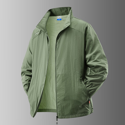 Guqian Summer Lightweight Quick-drying Sun Protection Clothing Men's Jacket Outdoor Leisure Travel Sun Shade Fishing Clothing Sports Versatile Trend Dark Gray XL - Recommended 135-150 Jin Jin equals 0.5 kg