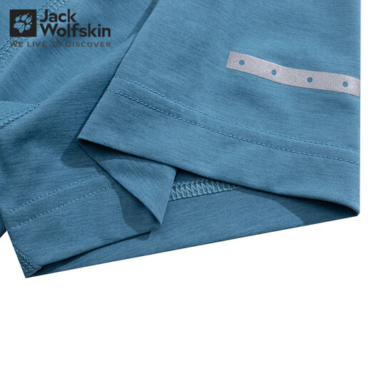 Jack Wolfskin Polo camiseta Camiseta para hombres Sports de primavera y verano Camiseta al aire libre Camiseta informal diaria y transpirable Camiseta de manga corta 1289/Sea Blue 2xl 185/108a