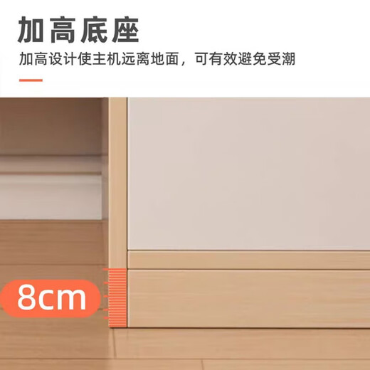 Ganmu desk study table bookcase all-in-one computer desk desktop home student writing with bookshelf desk office desk recommended standard model warm white 100cm enlarged single table