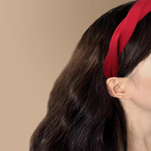 BARY REEF Haiqing blue linen braided headband, temperament, high skull headband, women's 2025 new wide-brimmed headband, royal blue