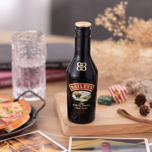 百利（Baileys）甜酒进口小瓶洋酒小酒版酒伴 甜酒50ml+草莓奶油味50ml