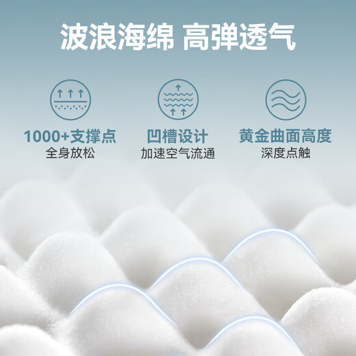 Jingjing Tokyo-made back support classic Ultra spring mattress latex + jute 7 zones single bag spring master bedroom 1.8x2 meters