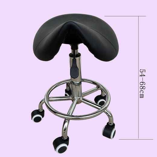 Special lift and swivel chair for pet grooming table, dog grooming table, saddle stool, pet shop hair trimming and styling chair, beauty styling lift and swivel chair (black)