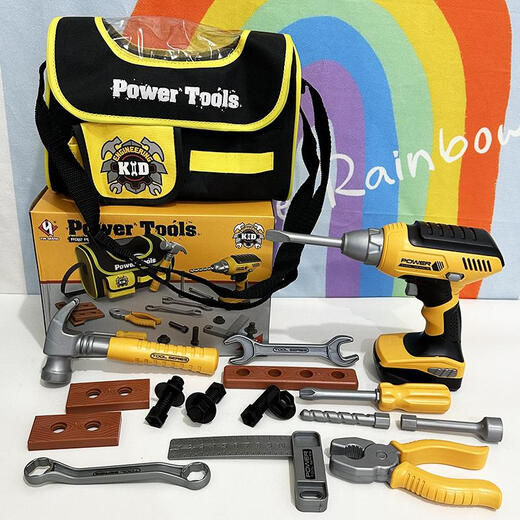 Muqin Children's Toolbox Disassembly Toy Set Set Simulation Repair and Repair Electric Drill Electric Screwdriver Boy 9909 Variety Set Electric Drill PCS14