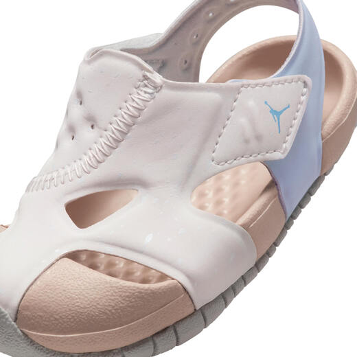 耐克（NIKE）Jordan官方耐克乔丹男女童FLARE婴童凉鞋魔术贴秋季宝宝CI7850 142山峰白/传奇蓝/氢蓝/传奇浅褐 25