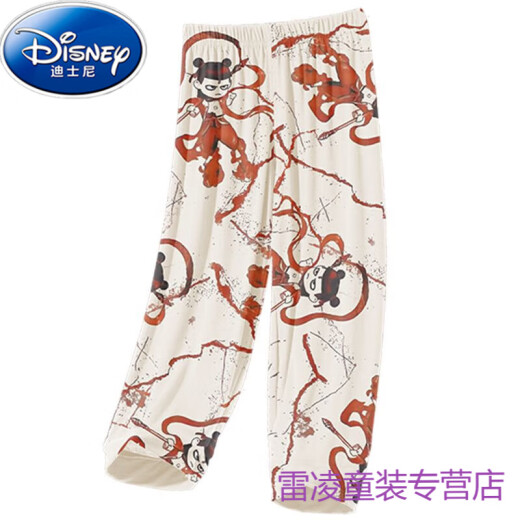 迪士尼（Disney）儿童睡衣小男孩莫代尔薄款夏季男童中大童三件套家居服哪吒春夏天 1H--ST-12353 10码(110-120)cm 均码