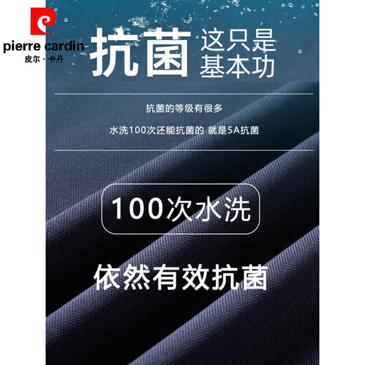 皮尔卡丹爸爸夏装短袖t恤夏季冰丝男士上衣50多岁衣服中老年人polo衫爷爷 CJ9901浅蓝 均码 L