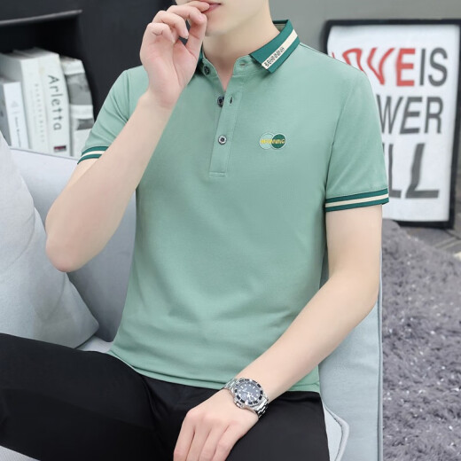 凡客诚品 VANCL雷军推荐商务休闲polo衫潮牌短袖t恤 QY686黑色 XL 135-145斤