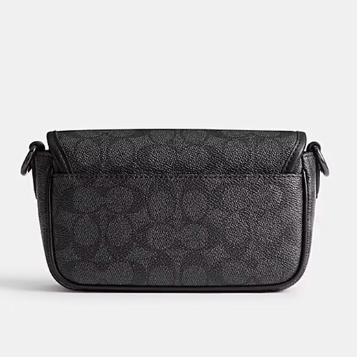 Entraîneur (entraîneur) Camera Sac de caméra 24 ans Nouveau Charter 18 Sac à bandoulière à un épaule en cuir imprimé en cuir pour hommes et femmes [cadeau] Presbyopie noire CR753-chr 17,5 cm de long, 6 cm de large, 11 cm de haut