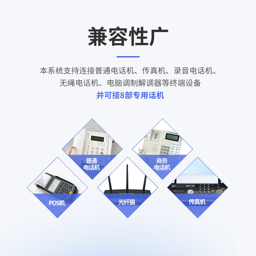 SZGWSD国威时代WS848-5D型 数字程控电话交换机 可扩到32外线256分机  酒店集团办公电话 8外线 144分机