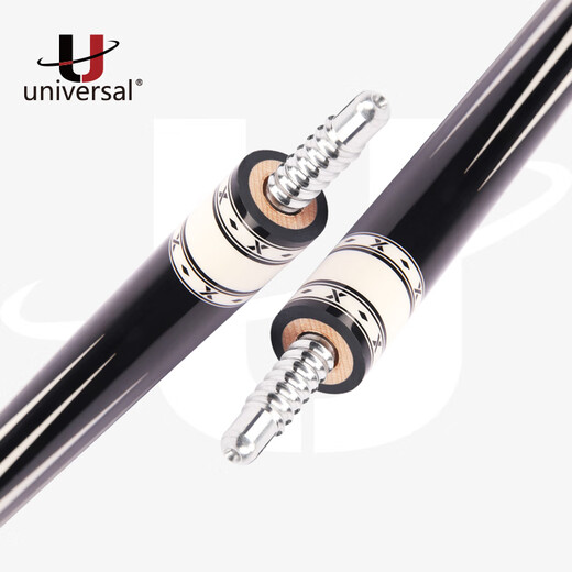 U Global Billiard Cue New Bat Series 1/2 Split Cue Black 89 Cue Chinese Big Head 0301A