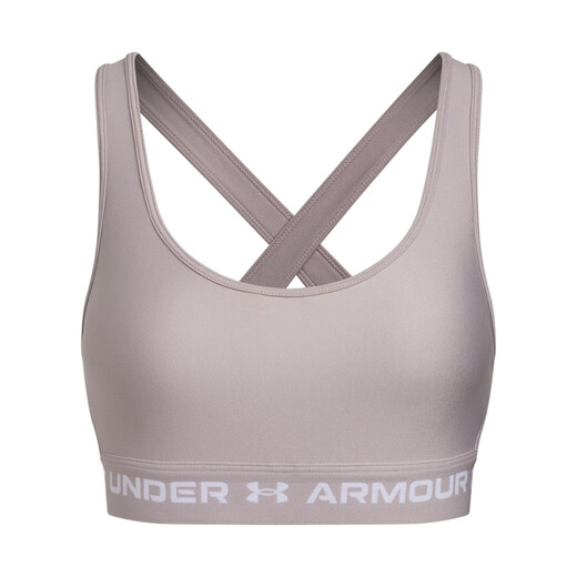 安德玛（UNDERARMOUR）女子UA Crossback运动内衣—中强度1361034 黎明灰粉009 M