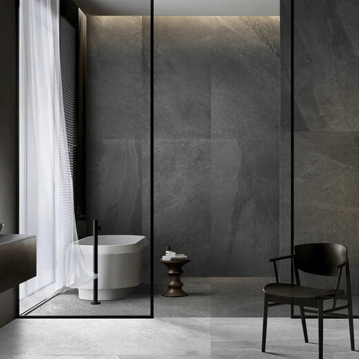 XMSJ蜜蜂砂岩质感大理石瓷砖客厅卫生间墙砖哑光暖灰地板砖 火山岩12611 其它