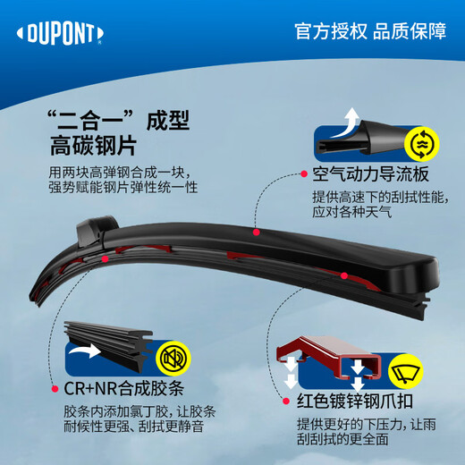 杜邦S620Pro雨刮器雨刷雨刮片适用标致17-23年5008/17-24款4008