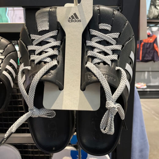 阿迪达斯 （adidas）三叶草男洞洞拖鞋轻便透气包头沙滩鞋JH984898499851 JH9848【专柜】 36.5