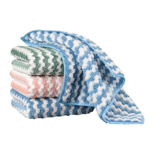 Beipin rags, water-absorbent dishwashing cloths, special kitchen towels that are stained with oil and are not prone to lint, thickened table wiping cloths, 10 packs