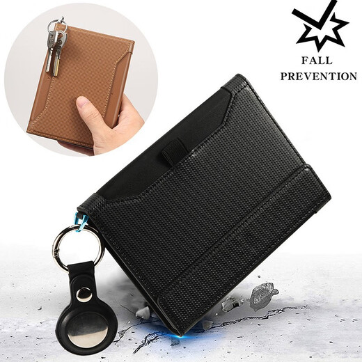 VANLEMN Danish Business Passport Bag Travel Multifunctional Passport Clip Card Bag Blue