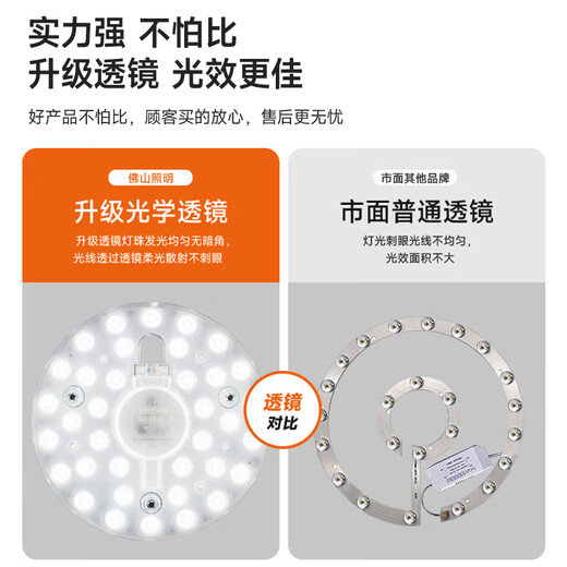 Foshan Lighting (FSL) LED ceiling lamp panel wick ultra-bright energy-saving lamp panel magnetic modification board patch light source module full spectrum 28 watt positive white light including terminal blocks