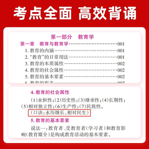 Shanxiang Education 2025 Teacher Recruitment Examination Education Theory Basics Purchase of the Pocket Books Xiangshan Education Recruitment Comprehensive Mind Map Knowledge Points 2025 Zhangzhongbao Comprehensive Notes Recitation 680 Basic Subjective Questions for Education Theory