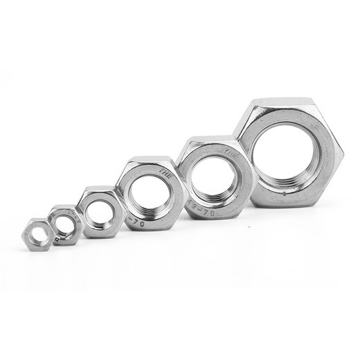Sanmon 304 stainless steel hexagonal nut DIN934 M5 (10 pieces/bag)