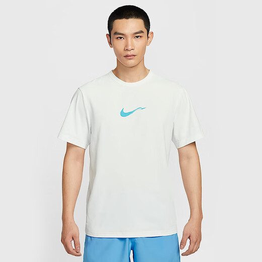 耐克（NIKE）短袖男装夏季DRI-FIT透气快干跑步训练健身运动服青年t恤半袖上衣 HV4882-121 M