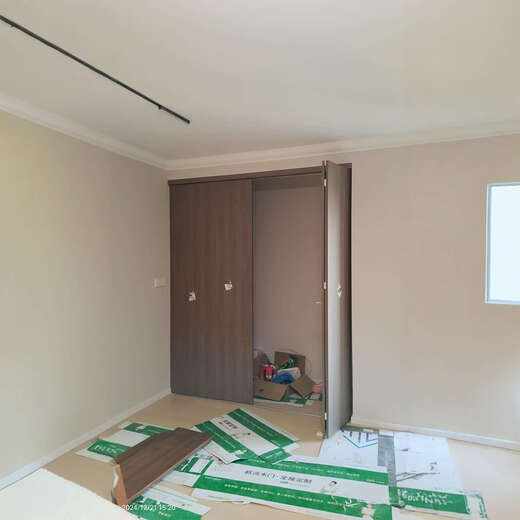 Wen Yijia Wardrobe Folding Door Modern Simple Large Wardrobe Ozon Paint-Free Panel Door Bedroom Wall Cloakroom Wardrobe Door F7029