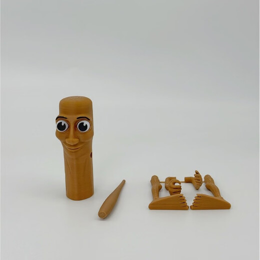 元气童趣国外山海经手办 跑鞋鲨鱼公仔tungtungsahur木棍人模型摆件礼物 木棍人偶