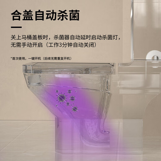 Intelligent induction toilet disinfection sterilizer toilet sterilizer disinfection lamp ultraviolet sterilizer deodorization and odor induction top model super ultraviolet sterilization 99.99% sterilization
