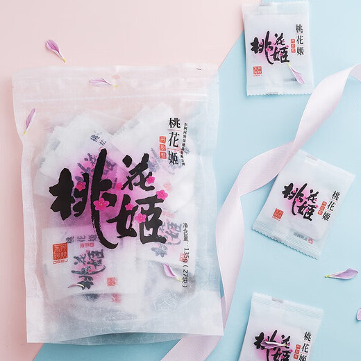 东阿阿胶桃花姬阿胶糕135g即食阿胶糕礼袋补品糕营养品送长辈 送父母礼物