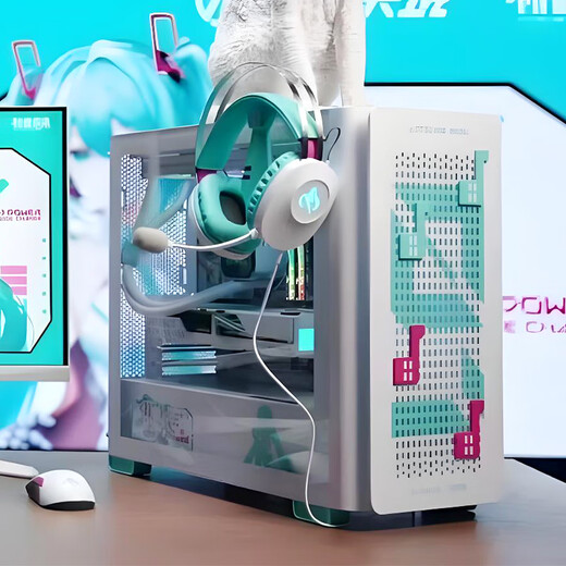 ASUS Chosen x Hatsune Miku joint AMD 9800X3D 5060ti/RTX5070TI/5080 ASUS Hatsune Miku motherboard assembly computer host configuration seven R7 9800X3D/RTX5070TI white