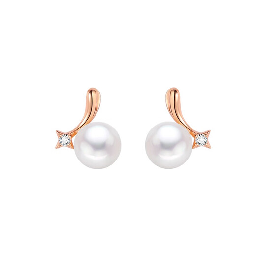 Qianlou's new 8-9mm freshwater pearl pendant necklace, fashionable and versatile, 925 sterling silver clavicle chain, summer freshness, earrings