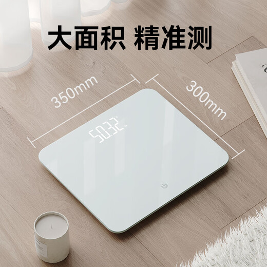 京东京造大尺寸智能体重秤 老人孕妇大体重电子减体重家用高精准人体健康数据测量塑形体重称 体重管理