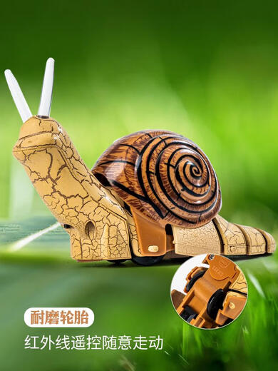 Fernbedienung Elektrische Schnecke Simulation Spielzeugmodell Kreative Little Boy and Girl Intelligent Kinderspielzeug klassische Version - Fernbedienungs -Ladybug -RED -Modell 9922+ Schrauben offizielle Standardkonfiguration