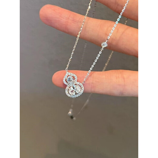 Century-old Fenxiang Exploding Gourd Necklace Women's Sterling Silver 999 Light Luxury Niche New Chinese Style Fulu Pendant 2025 New Gourd Necklace Rose Gift Box Gift Bag S999