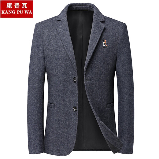 NJSKAKW西装男中青年男士小西服上衣春秋季西装休闲外套修身格子单便西薄 866千鸟格-黑白格 XL 180/96A 建议130-150斤