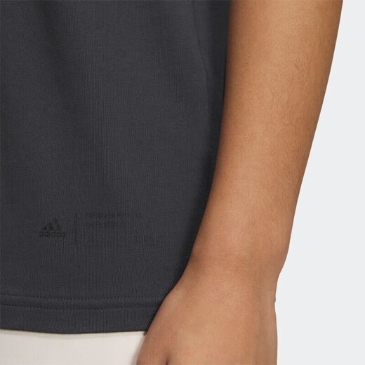 阿迪达斯 （adidas）短袖T恤女装夏季新款印花Logo运动服卡通熊猫图案休闲圆领衫 IP3937深灰 S
