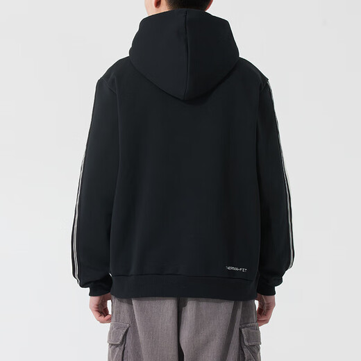 
Nike (NIKE) sweatshirt men's jacket summer new style training sports hooded windproof casual velvet pullover HJ3882-010 HJ3882-010 Black/light ivory white L