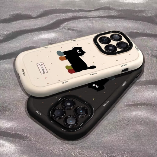霖䄸衍适用华为mate70pro手机壳2024新款mate70保护套mate70pro+液态硅胶mata泼墨猫咪mt后壳十m70新品me 泡芙壳【局部光油手环】-古董白-NM12809清新 华为 Ma
