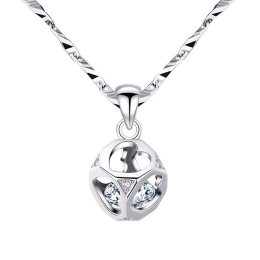 PT950 platinum pendant women's platinum necklace single pendant without chain 18 clavicle chain alone pendant for wife light luxury style 4