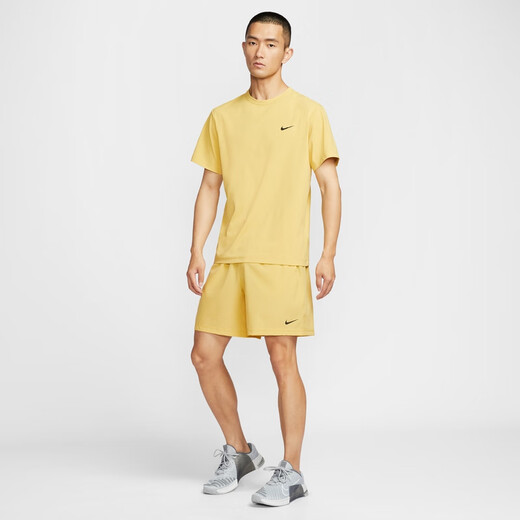 耐克（NIKE）官方DRI-FIT FORM男子速干百搭短裤(无衬裤)秋季DV9858 700土星金/黑 M