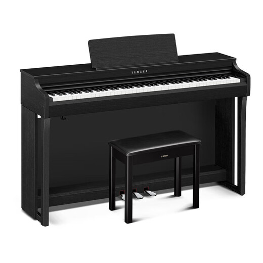 雅马哈（YAMAHA）CLP825B黑色立式电钢琴初学者88键重锤高端进口数码钢琴