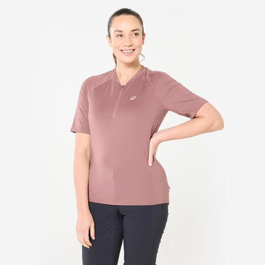 
Decathlon cycling suits for women Expl500 women's mountain bike short-sleeved sweatshirt-5256266