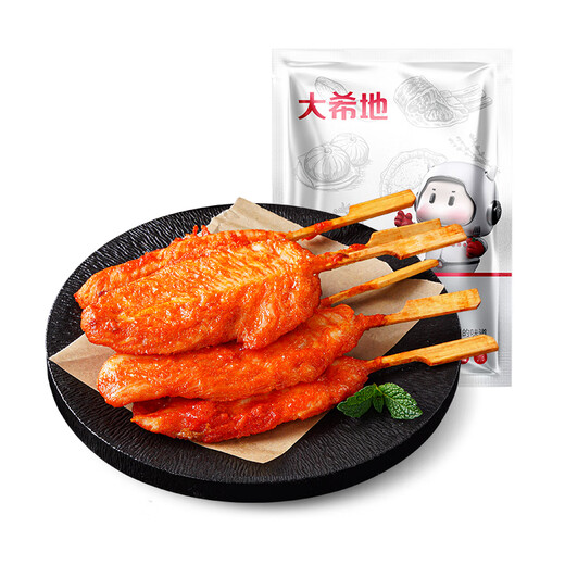 Dahiti Sichuan Chicken Fillet Boneless Tenderloin Frozen BBQ Fried Skewers Snacks Fast Food Semi-finished Products Wholesale 2Jin Jin equal to 0.5kg Pack