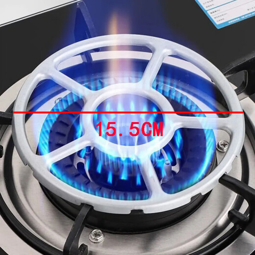 Laiji universal soup pot and milk pot anti-slip shelf gas stove stand bracket accessories stove rack German material anti-slip bracket universal all pot holders not broken First generation white galvanized pot holder 1 pack