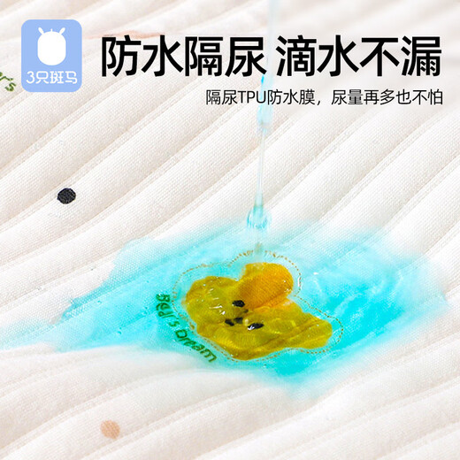 新生儿隔尿垫巾防水可洗床垫婴儿尿片垫透气生理期姨妈垫 【100%A类+加厚】100*150兔子(1