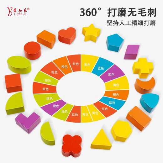 Lernbausteine ​​für Kinder, zusammengebautes Spielzeug, formpassende Intelligenzbox für Kleinkinder und Babys, Früherziehung, 2–6 Jahre alte Säuglinge, 18-Loch-Intelligenzbox