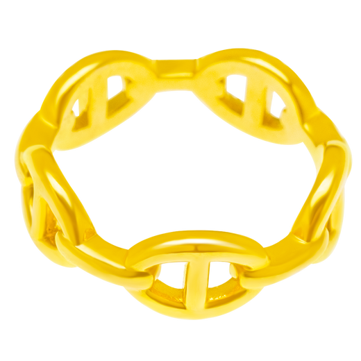 Lie Rui original versatile ring 2025 new light luxury fashion design high quality gift for girlfriend and best friend 18K gold moissanous pig nose ring No. 12