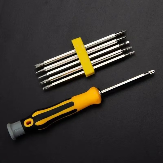 U-shaped plum blossom triangle special-shaped strong magnetic screwdriver set high hardness multi-functional screwdriver combination riding accessories 13-in-1 screwdriver set*1