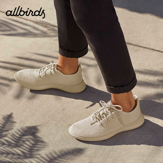 Allbirds [Father's Day Gift] Tennis Breathing Shoes Tree Runner Eucalyptus Casual Lightweight Breathable Casual Shoes Wheat Color 42 /M9 Men's Size